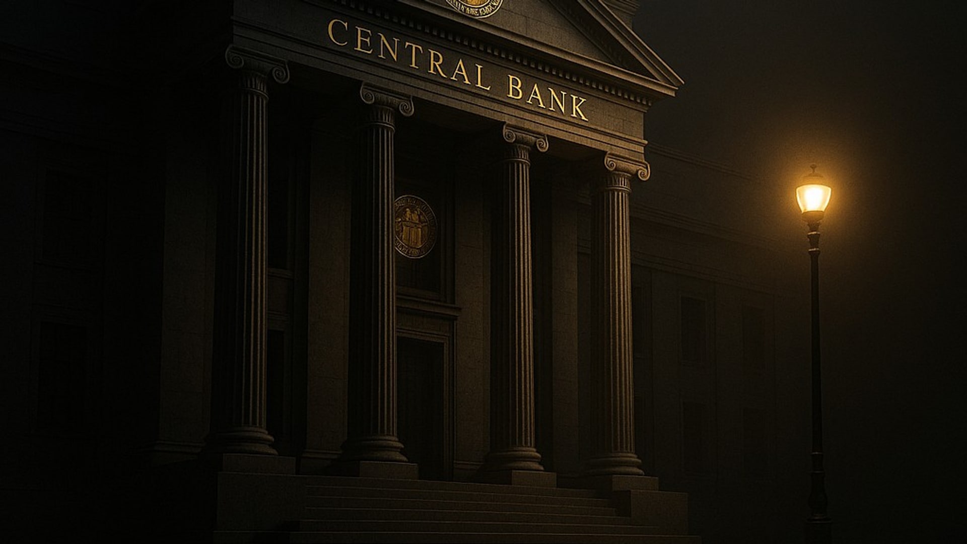 Macro — editorial cover artwork for the Knightron story on What Is The Federal Reserve? The Central Bank, Explained